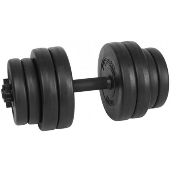 Lifefit F-VI-SET15-01, 15Kg, Black