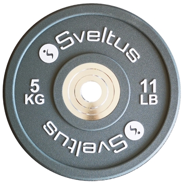 ოლიმპიური დისკი Sveltus 1635, 5Kg, Grey