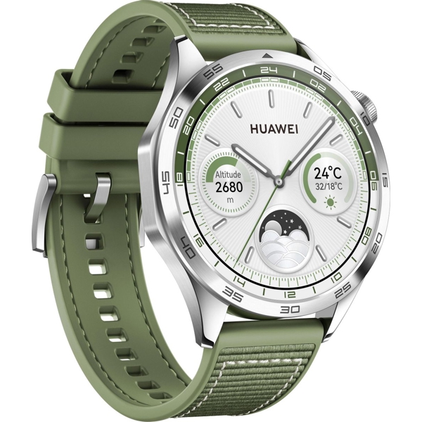 Huawei 55020BGY GT4, 1.43", 5ATM Waterproof, Bluetooth, Smart Watch, Green