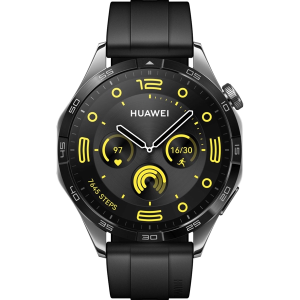 სმარტ საათი Huawei 55020BGT GT4, 1.43", 5ATM Waterproof, Bluetooth, Smart Watch, Black