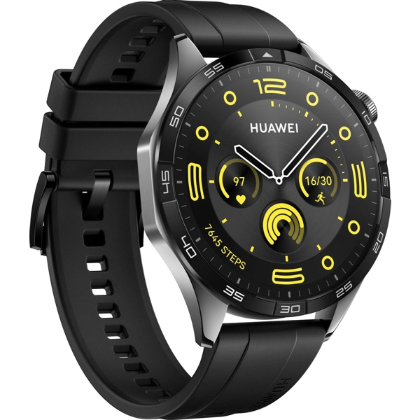 სმარტ საათი Huawei 55020BGT GT4, 1.43", 5ATM Waterproof, Bluetooth, Smart Watch, Black