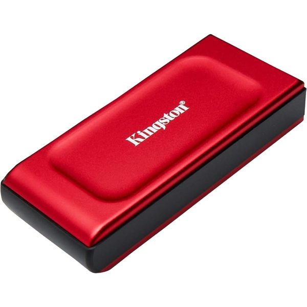 გარე მყარი დისკი Kingston SXS1000R/2000G, 2TB, External SSD, USB 3.2, Red