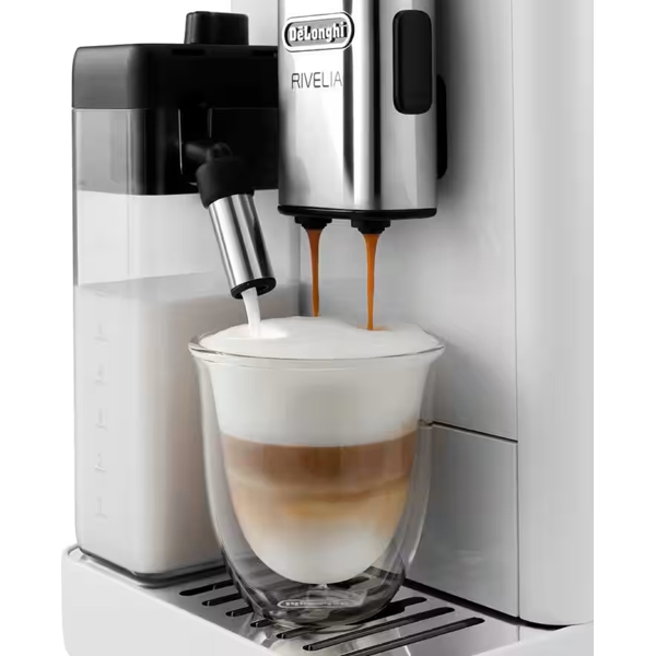DeLonghi EXAM440.55.W, 1450W, 1.4L, Coffee Machine, Arctic White