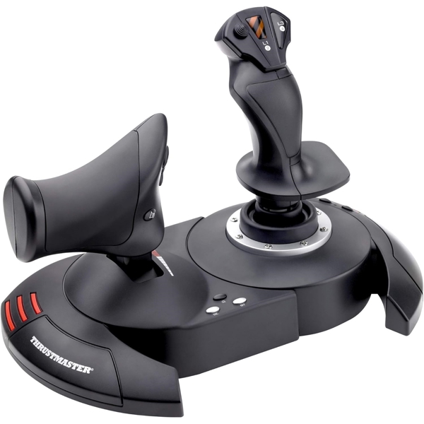 კონტროლერი Thrustmaster 4160543, Flight Simulator Joystick With Throttle, Black