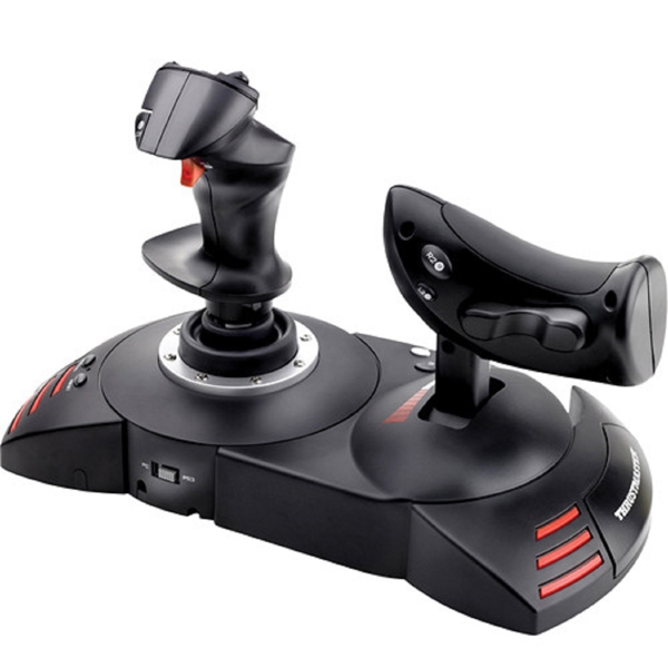 კონტროლერი Thrustmaster 4160543, Flight Simulator Joystick With Throttle, Black