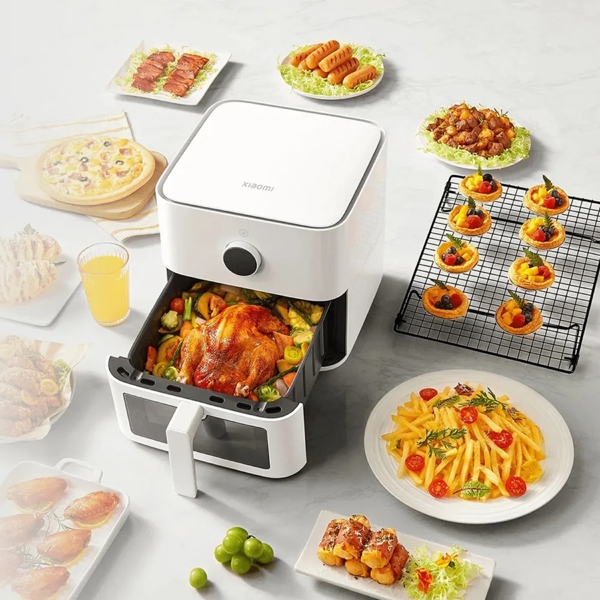 აეროგრილი Xiaomi BHR8238EU MAF15, 1600W, 5.5L, Smart Air Fryer, White