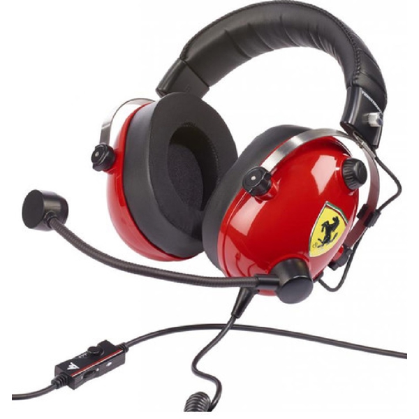 ყურსასმენი Thrustmaster 4060105, Gaming Headset, Wired, 3.5mm, Red