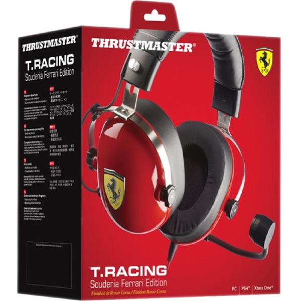 ყურსასმენი Thrustmaster 4060105, Gaming Headset, Wired, 3.5mm, Red