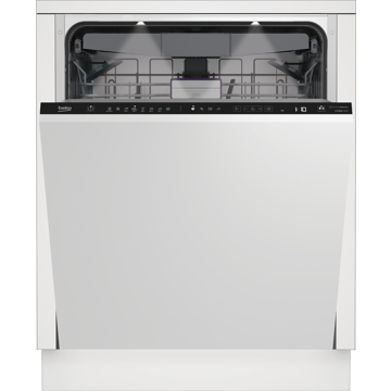 Beko BDIN38644D, C, 42Dba, Built-in Dishwasher, White