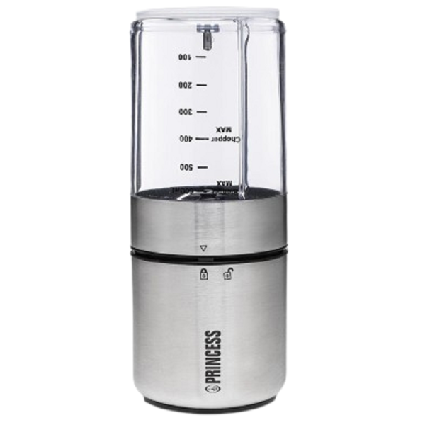 Princess 221080, 350W, 0.5L, Multi Chopper and Blender, Silver