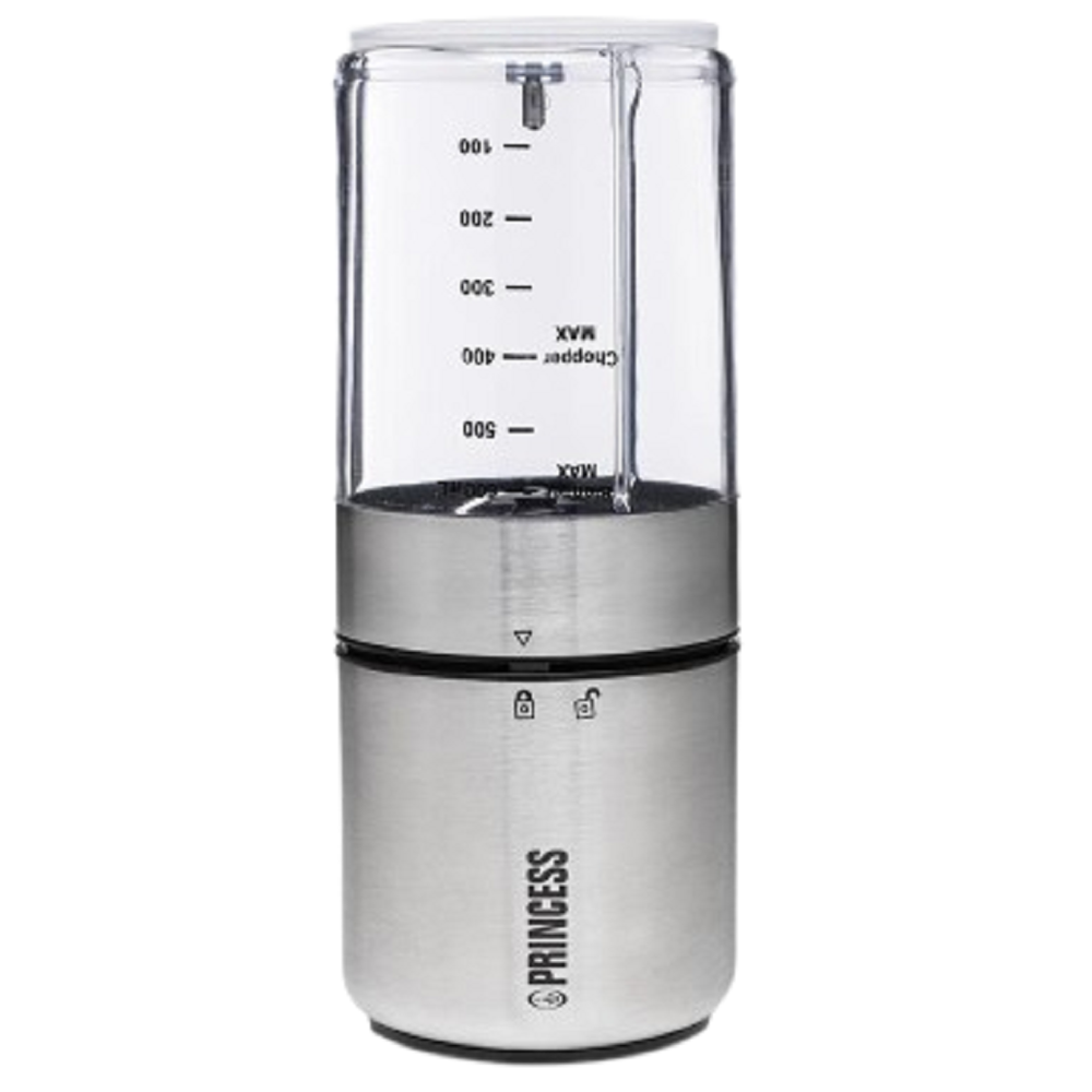 ჩოპერი და ბლენდერი Princess 221080, 350W, 0.5L, Multi Chopper and Blender, Silver