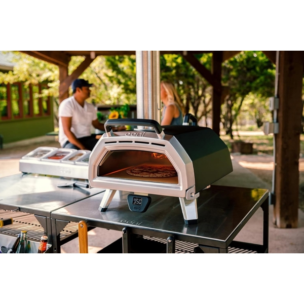 პიცის ღუმელი Ooni UU-P0E400, Pizza Oven, Black/Silver