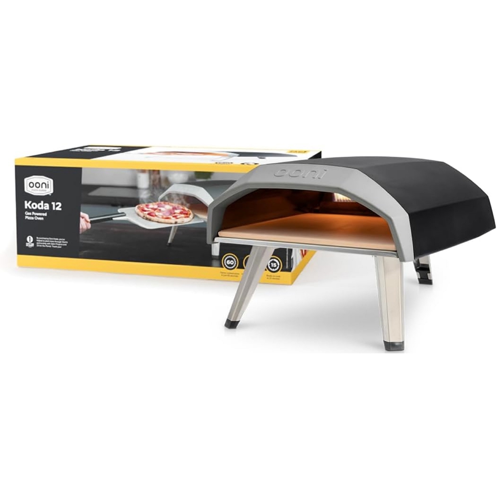 პიცის ღუმელი Ooni UU-P07000, Pizza Oven, Black/Silver