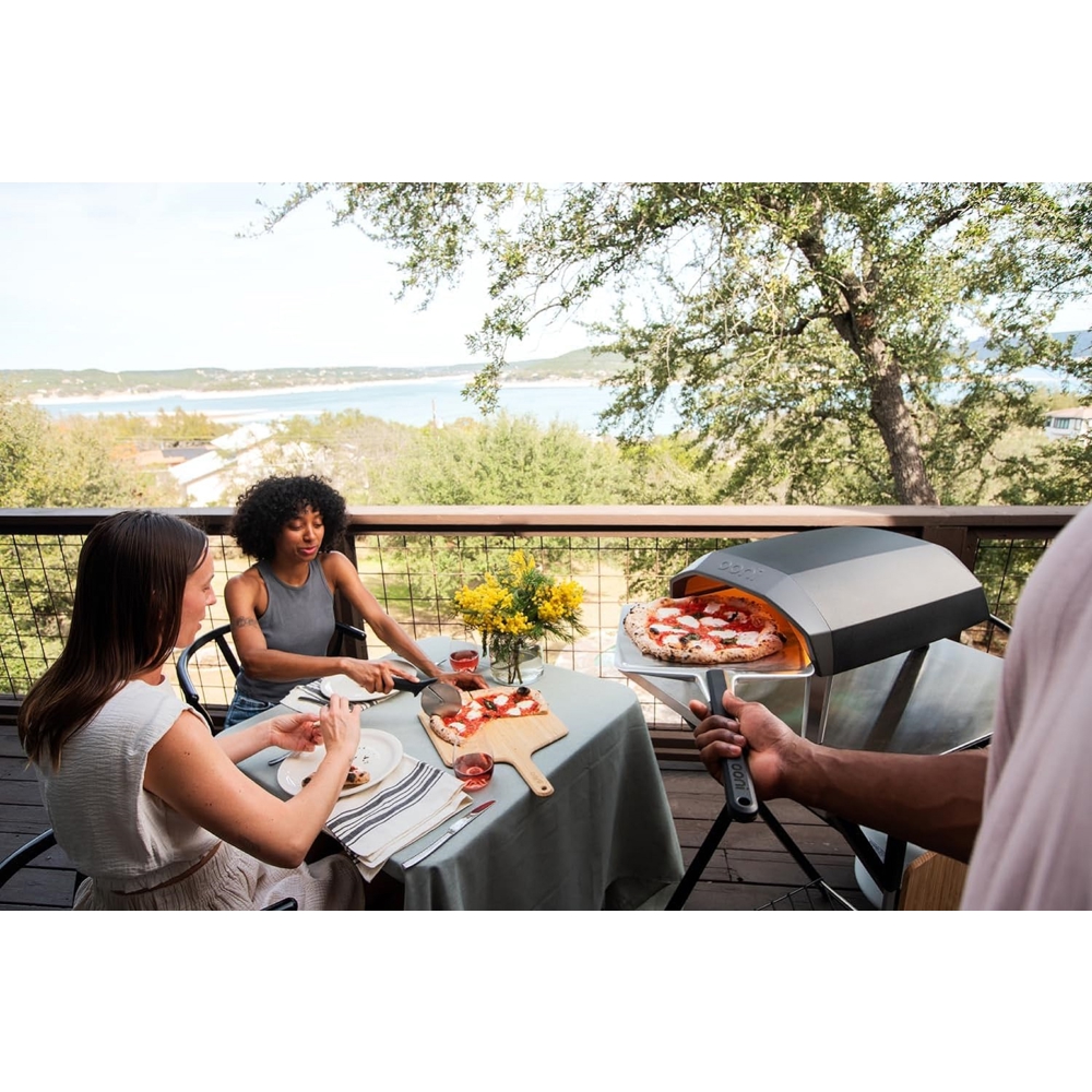 პიცის ღუმელი Ooni UU-P07000, Pizza Oven, Black/Silver