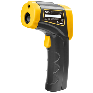 Ooni UU-P06100, Digital Infrared Thermometer, Black/Yellow