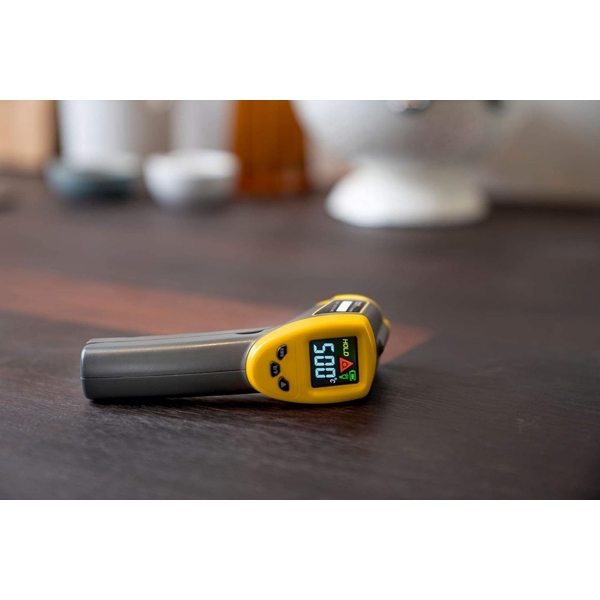 Ooni UU-P06100, Digital Infrared Thermometer, Black/Yellow