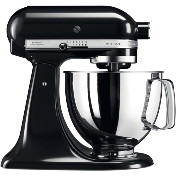 მიქსერი KitchenAid 5KSM125BOB, 300W, Mixer, Black