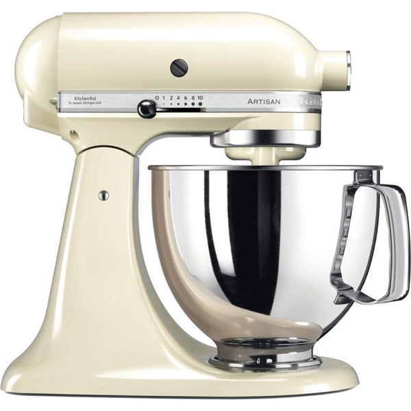 KitchenAid 5KSM125BAC, 300W, Mixer, Beige