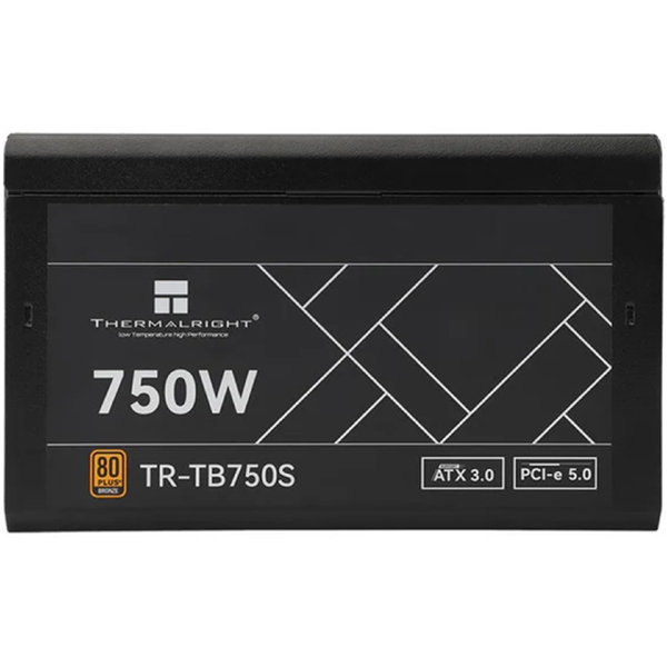 კვების ბლოკი ThermalRight TR-TB750S, 750W, 80 Plus, Power Supply, Black