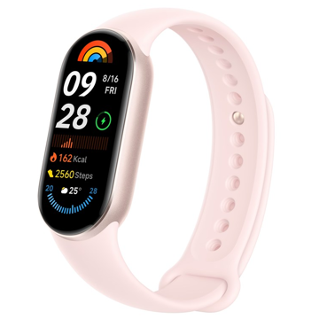 ფიტნეს თრექერი Xiaomi BHR8345GL Smart Band 9, 1.62", 5 ATM Waterproof, Bluetooth, Fitness Tracker, Mystic Rose