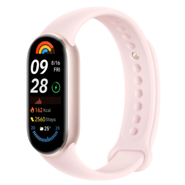 ფიტნეს თრექერი Xiaomi BHR8345GL Smart Band 9, 1.62", 5 ATM Waterproof, Bluetooth, Fitness Tracker, Mystic Rose