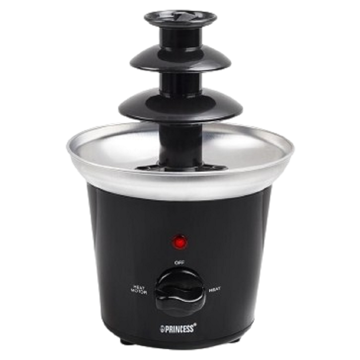 შოკოლადის ფანტანი Princess 292994, 32W, 0.4L, Chocolate Fountain, Black