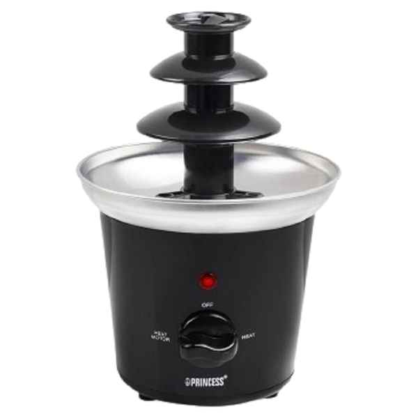 შოკოლადის ფანტანი Princess 292994, 32W, 0.4L, Chocolate Fountain, Black