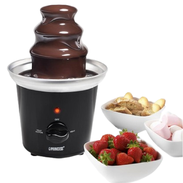 შოკოლადის ფანტანი Princess 292994, 32W, 0.4L, Chocolate Fountain, Black