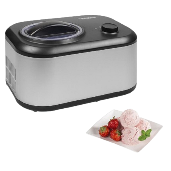 Princess 282608, 100W, 1L, Ice Cream Maker, Black/Silver