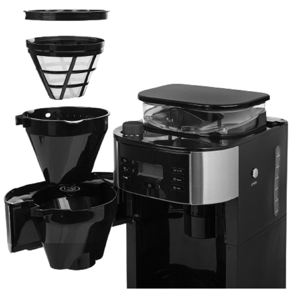 Princess 249411, 1050W, 1,5L, Coffee Machine, Black