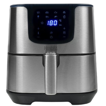 Princess 182060, 1700W, 5.5L, Air Fryer, Black/Silver