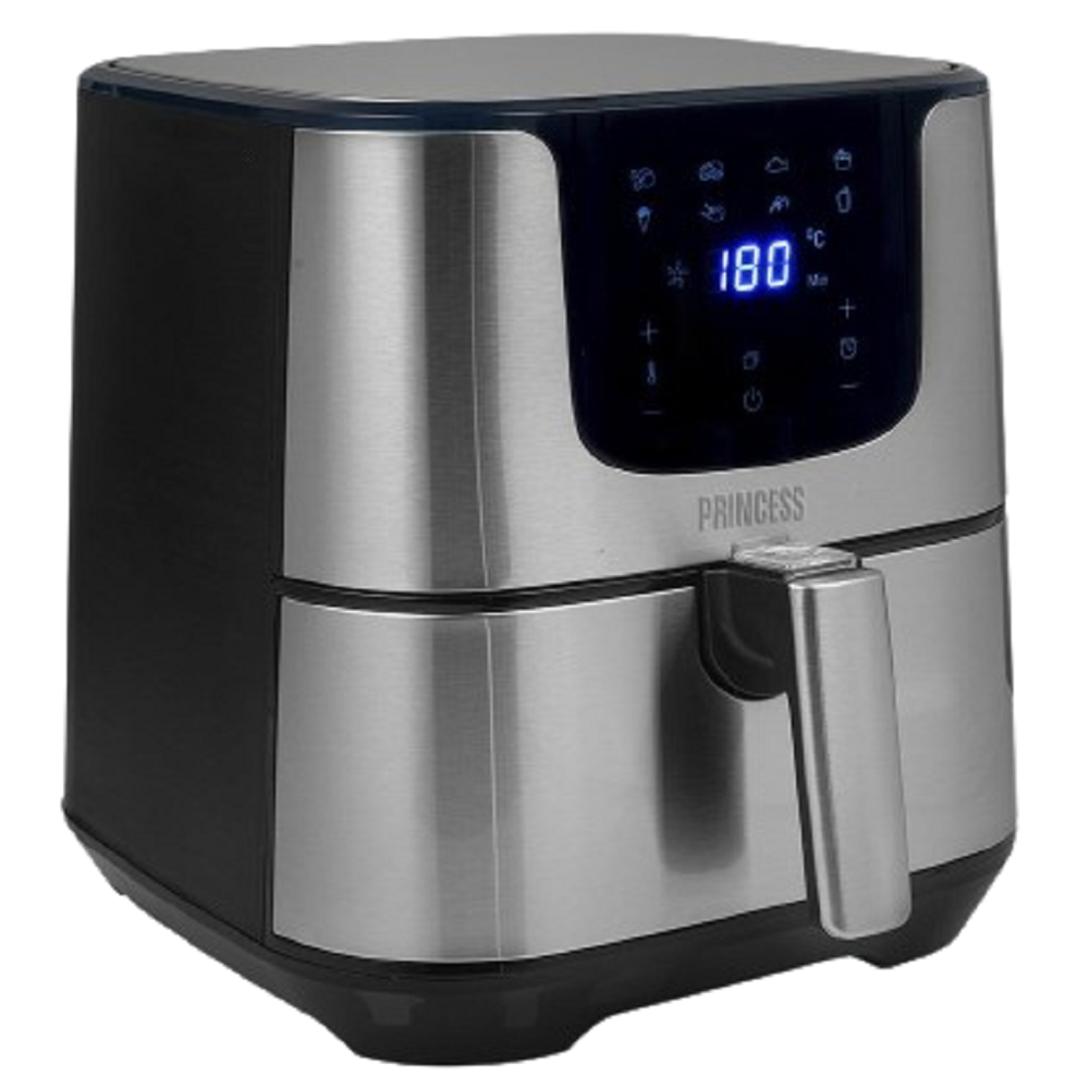 აეროგრილი Princess 182060, 1700W, 5.5L, Air Fryer, Black/Silver