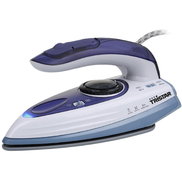 ორთქლის უთო Tristar ST-8152, 1100W, 0.06L, Steam Iron, White/Purple