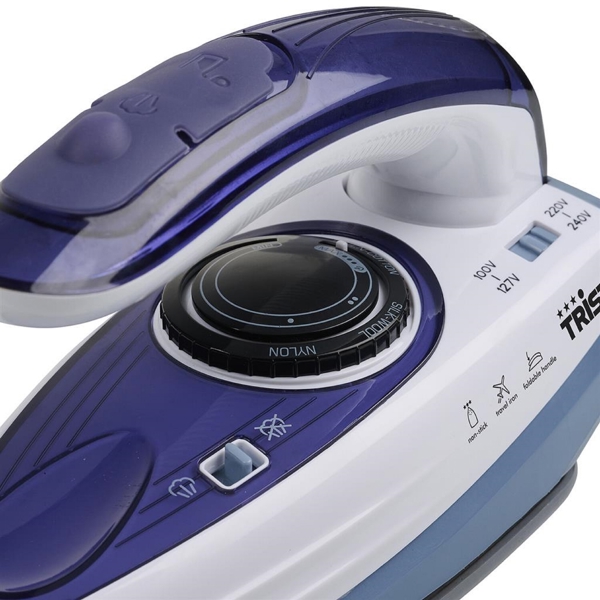 ორთქლის უთო Tristar ST-8152, 1100W, 0.06L, Steam Iron, White/Purple