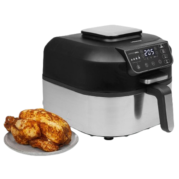 Princess 182092, 1760W, 5.6L, Air Fryer, Black/Silver