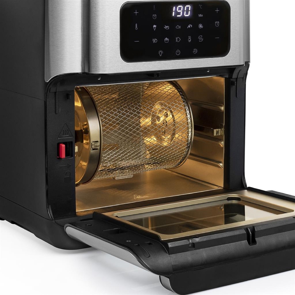 Princess 182065, 1500W, 10L, Air Fryer, Black/Silver