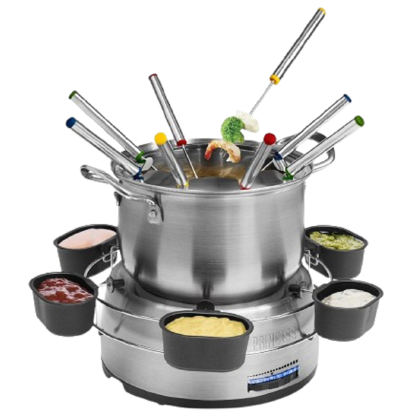 ფონდიუ Princess 172680, 800W, Fondue, Silver