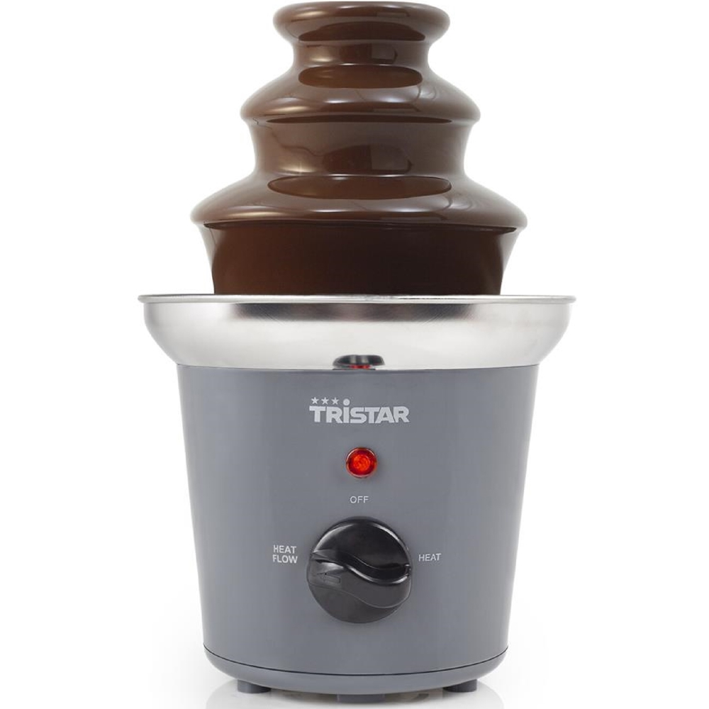 Tristar CF-1603, 32W, 0.4L, Chocolate Fountain, Grey