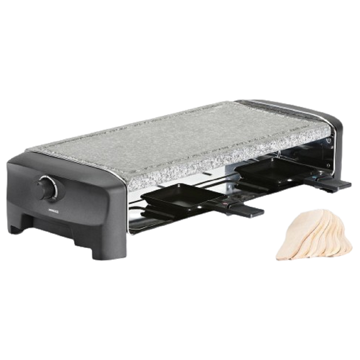 Princess 162830 Stone & Raclette Party, 1400W, Grill, Black