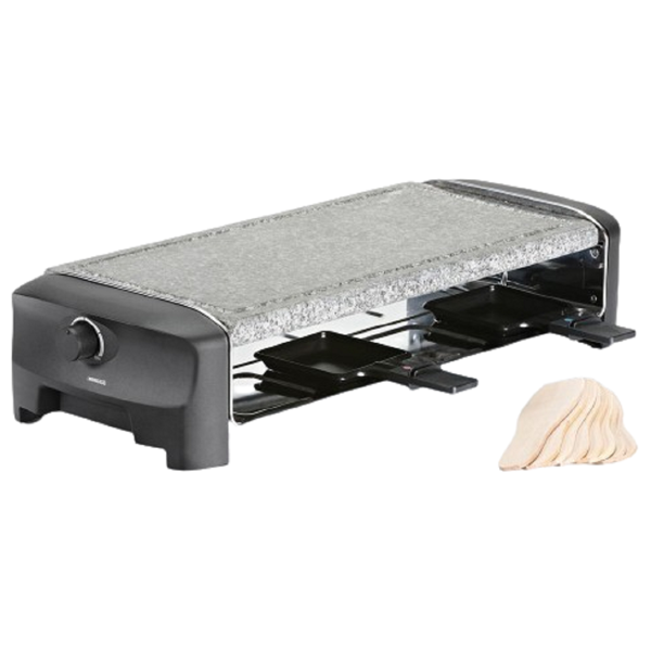 Princess 162830 Stone & Raclette Party, 1400W, Grill, Black