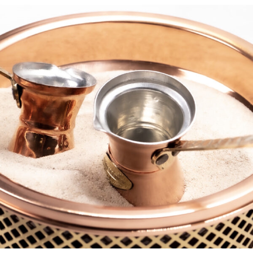 ქვიშის ყავის აპარატი Johny Greek AK/8-4, 1500W, 1L, Coffee Machine, Gold