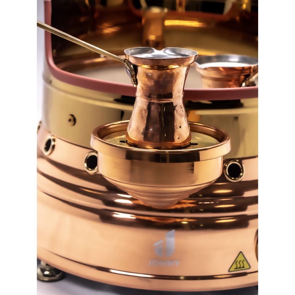 ქვიშის ყავის აპარატი Johny Greek AK/8-1 N, 1200W, 1L, Coffee Machine, Gold