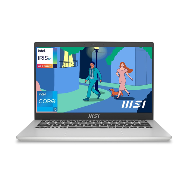 MSI 9S7-14J111-1223 Modern, 14", i5-1235U, 16GB, 512GB SSD, Integrated, Silver