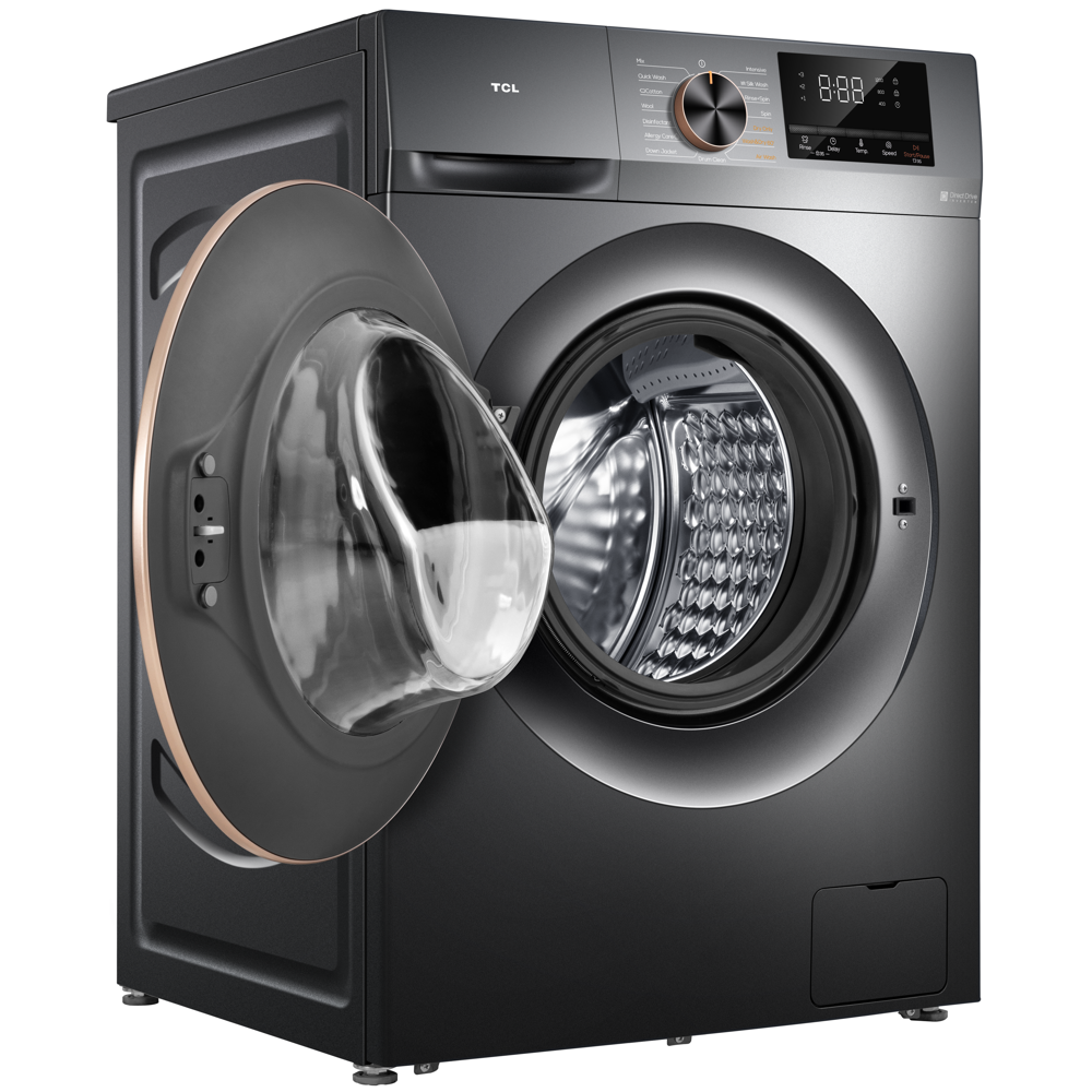 TCL C2210WDG, 10Kg, B, 1200Rpm, Washing+Dryer Machine, Dark Grey