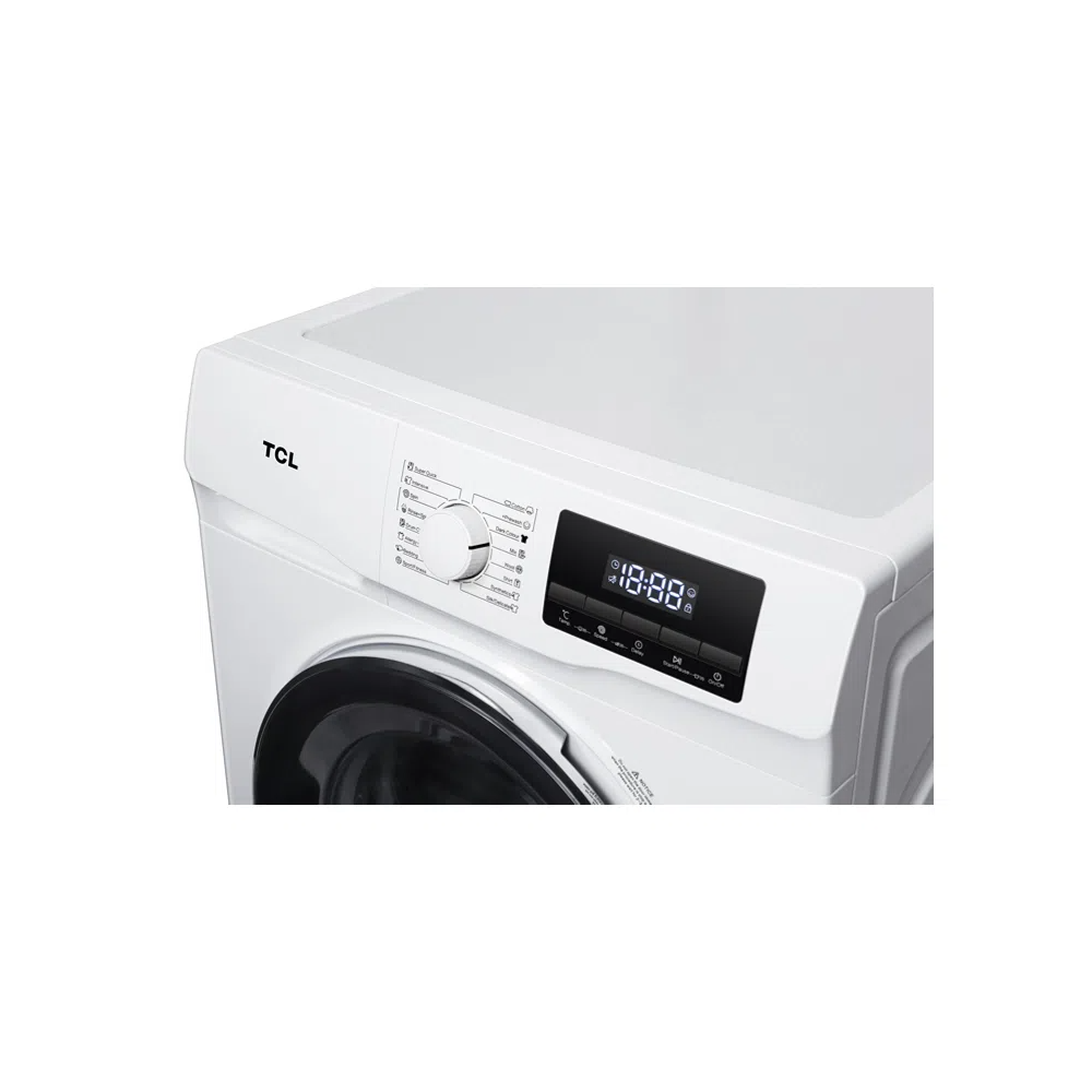 TCL P608FLW, 8Kg, 1400Rpm, Washing Machine, White