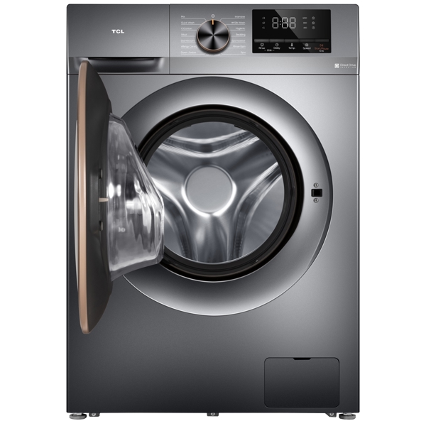 სარეცხი მაქნქანა TCL P2210FLG, 10Kg, B, 1200Rpm, Washing Machine, Dark Grey