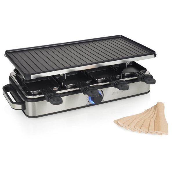 Princess 162645, 1400W, Grill Deluxe, Black/Silver