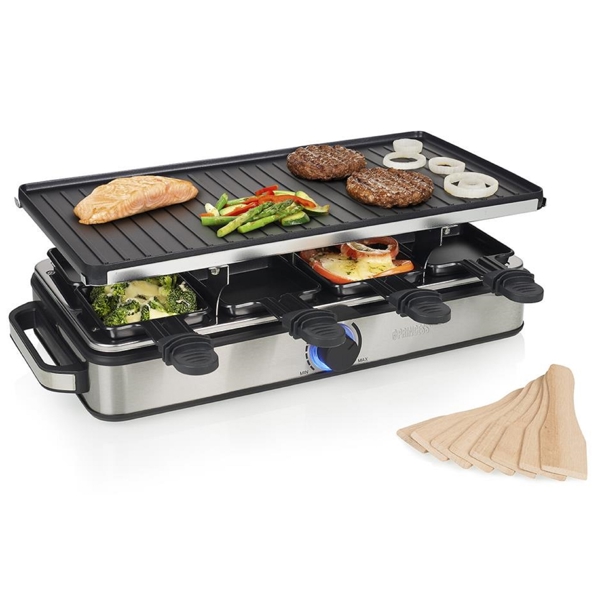 Princess 162645, 1400W, Grill Deluxe, Black/Silver