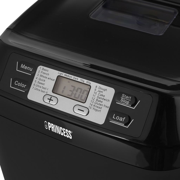 Princess 152010, 550W, Bread Maker, Black