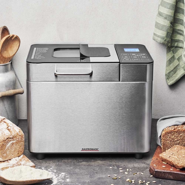 Gastroback 42823, 500W, Bread Maker, Silver